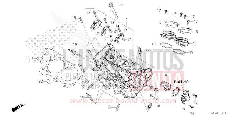ZYLINDERKOPF von CMX 1100 "Rebel" GUNMETAL BLACK METLLIC (NHC52) von 2024